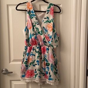 Flower romper